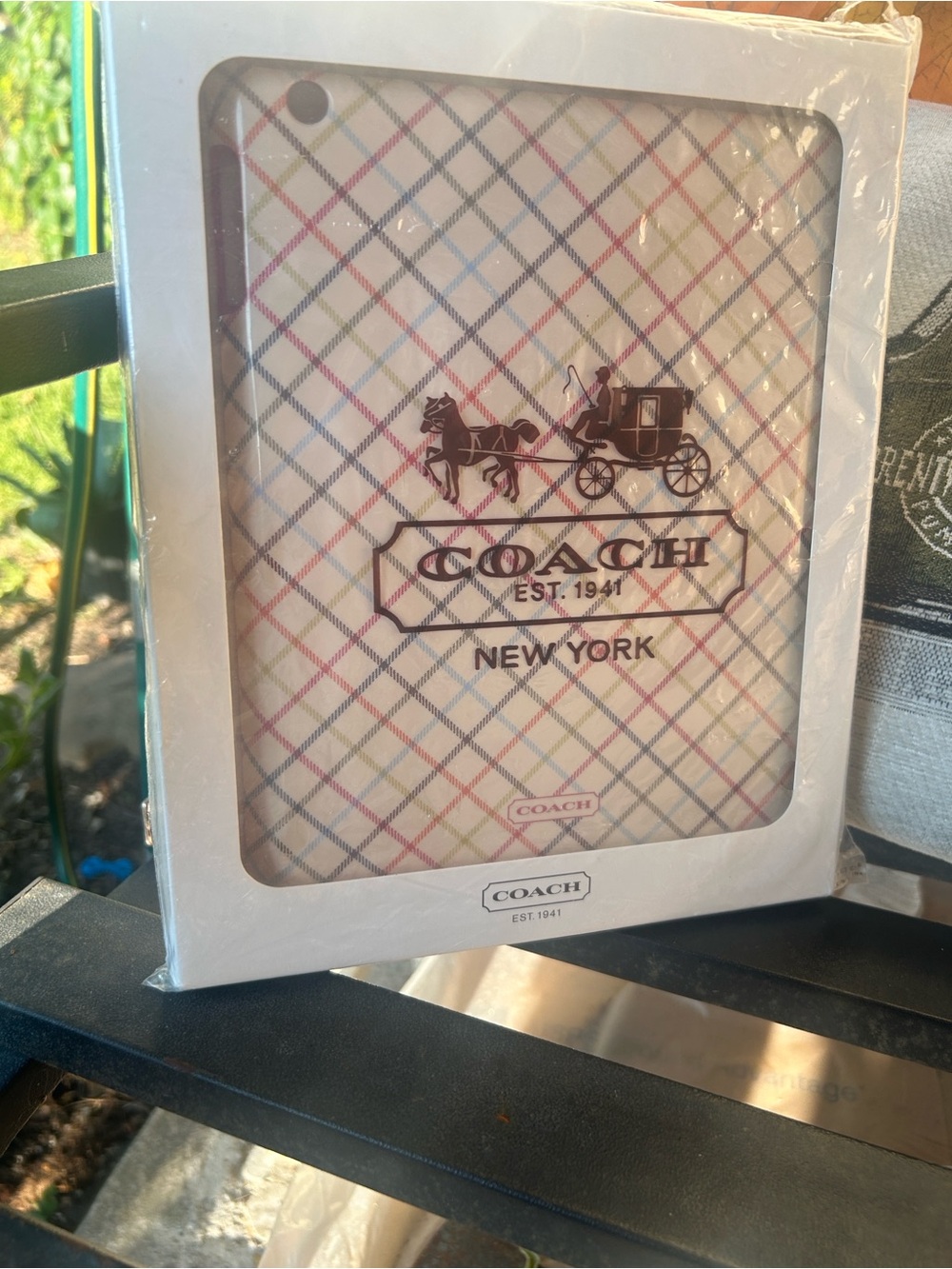 Coach Tattersall iPad Cover Coach Decor